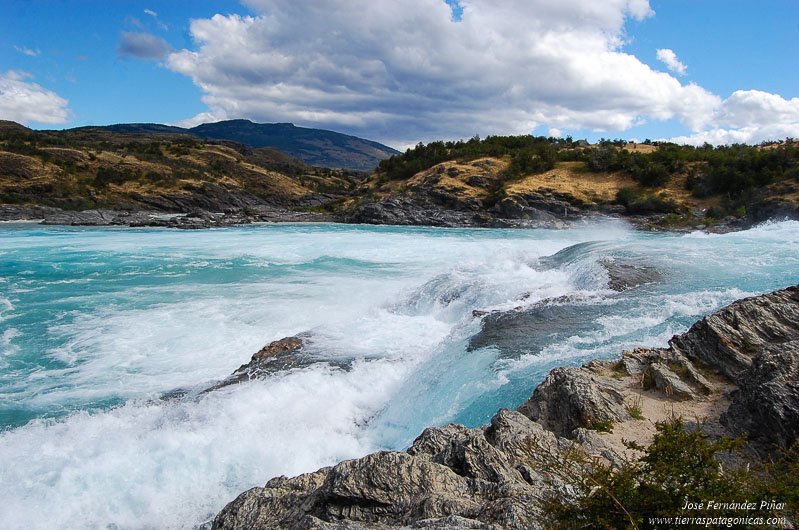 Confluence of rivers Baker and Neff Confluence of rivers Baker and Neff